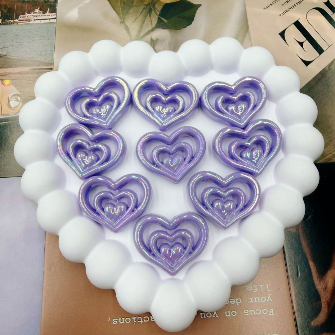 Decorative Heart-Shaped Resin Candle Holder Stornfield