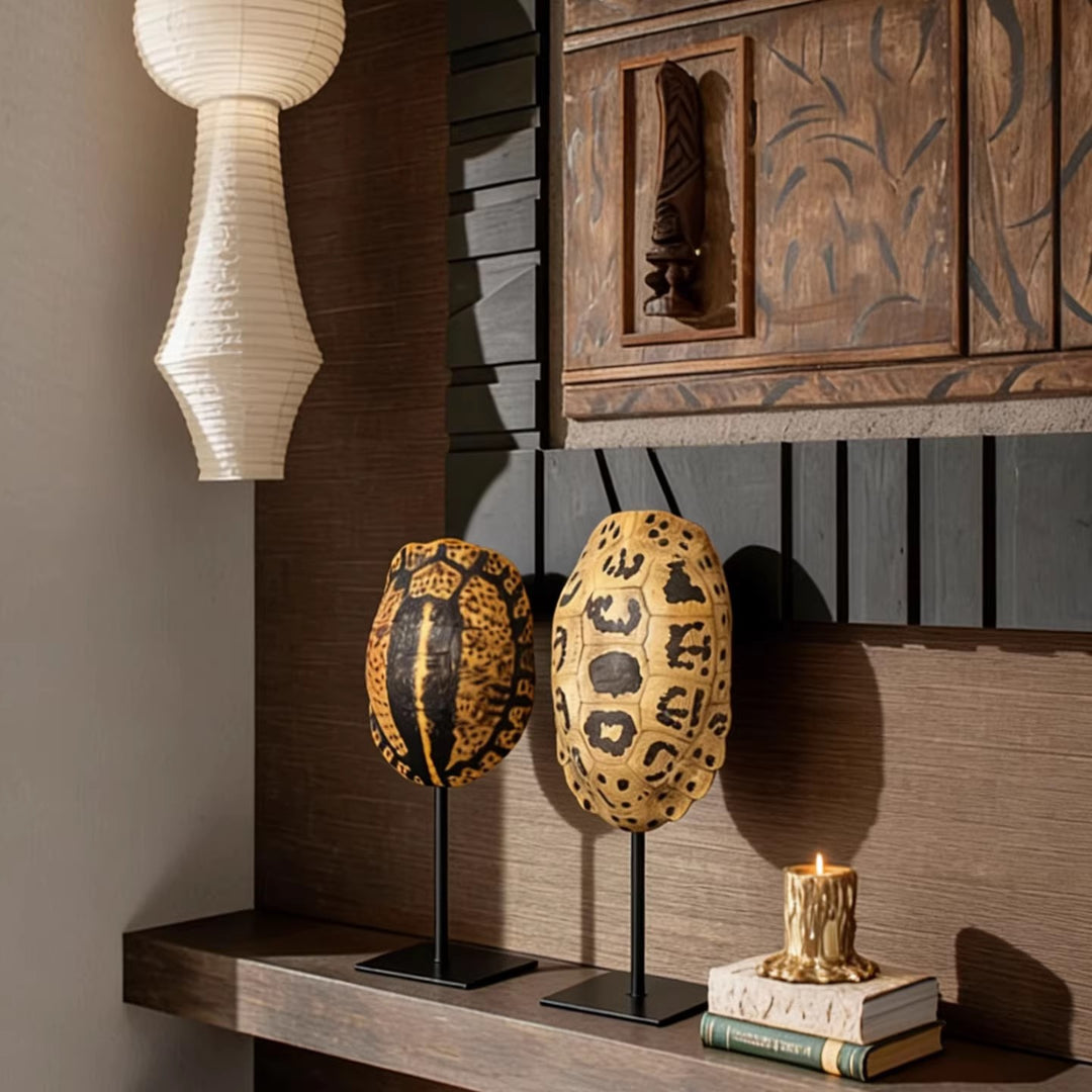 Unique Decorative Turtle Shell Sculpture