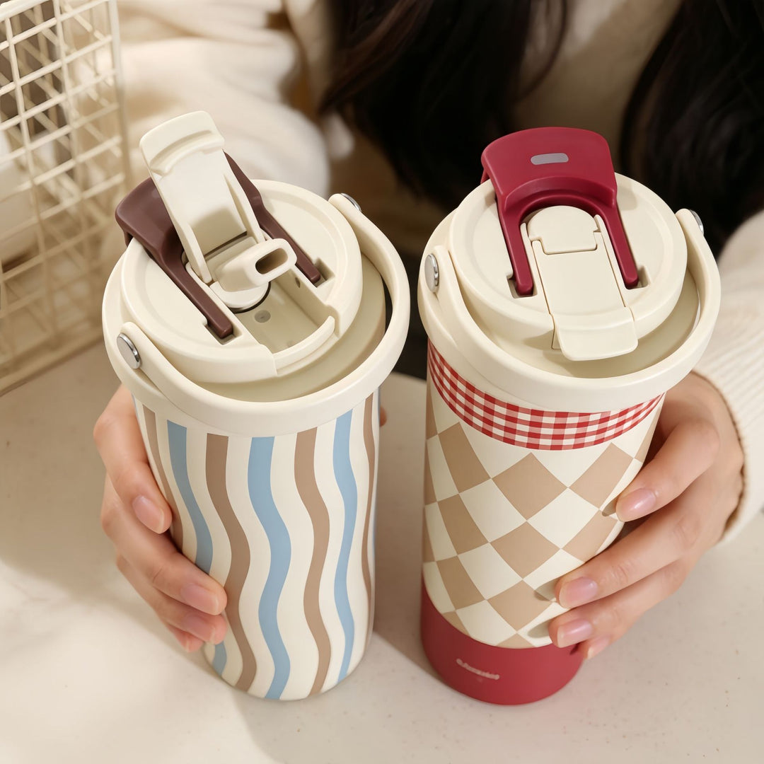 Women’s insulated bottle with high-quality floral design Stornfield
