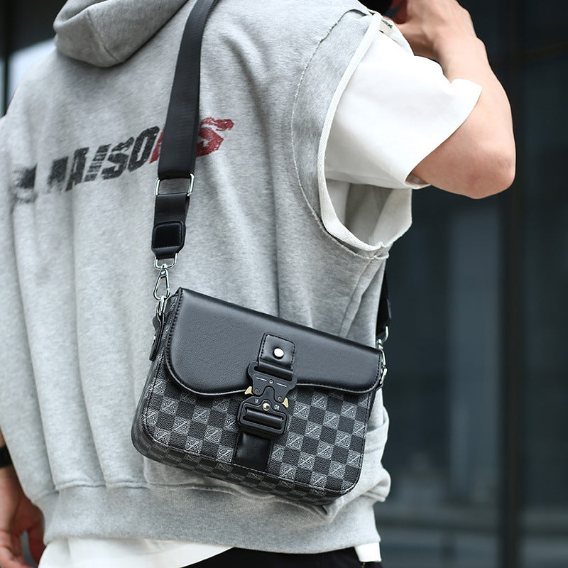 Chic Checkerboard Crossbody Bag