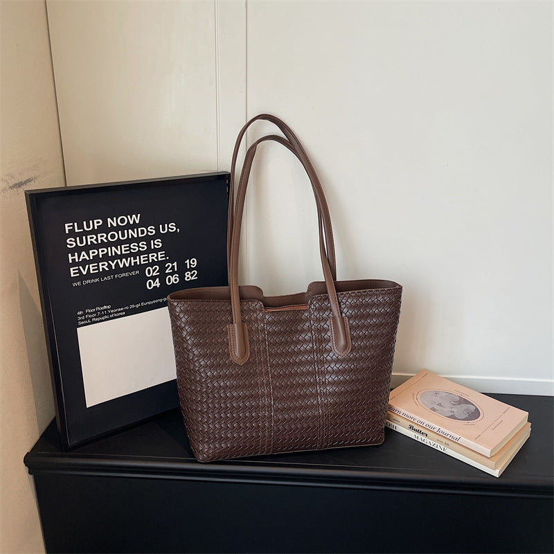 WoWoven Leather Tote Bag Stornfield