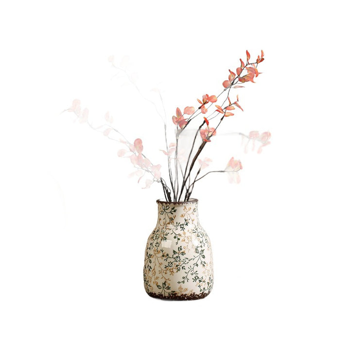 Elegant and artistically decorated ceramic vase Stornfield