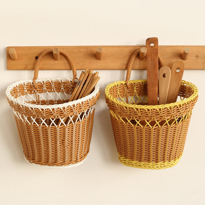 Hanging Woven Storage Basket Stornfield
