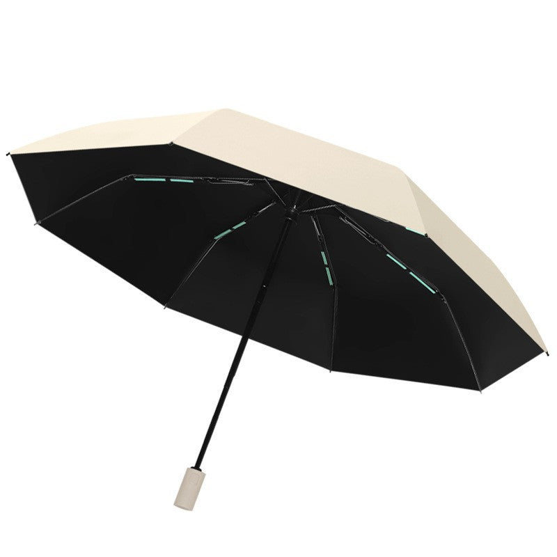 Ladies stylish folding umbrella with ergonomic handle Stornfield