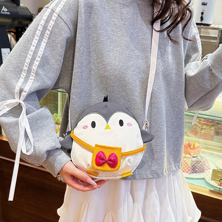 Plush children's backpack in cute penguin design Stornfield