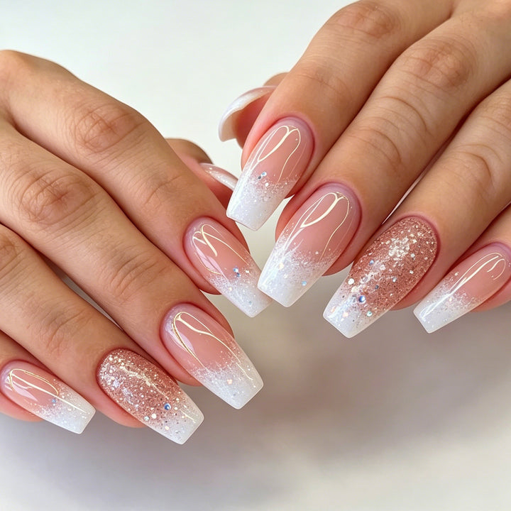 Glamorous Glittery Nail Extensions Stornfield