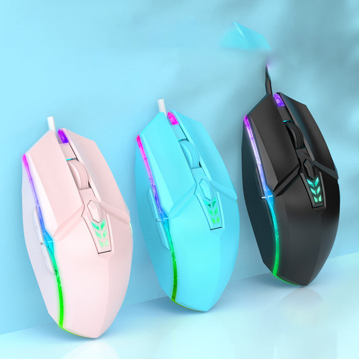 Gaming mouse with ergonomic design and RGB lighting Stornfield