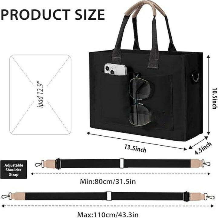 Multifunctional Laptop Bag with Removable Organizer Stornfield