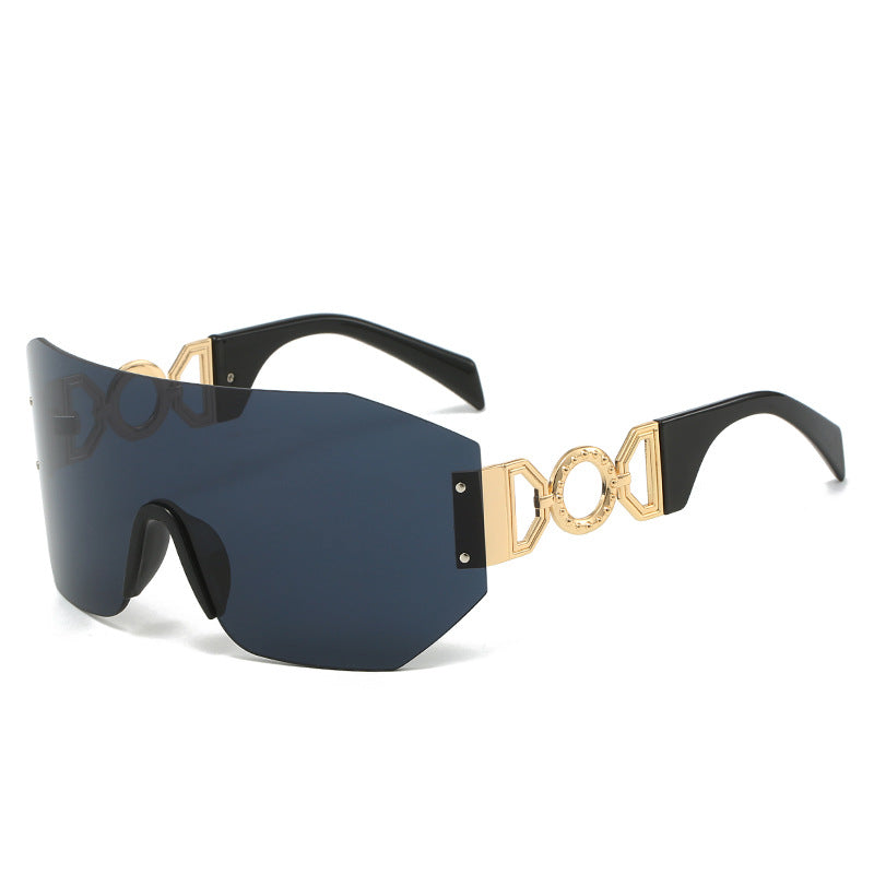 Fashion Statement Wide-Brim Shield Sunglasses Stornfield