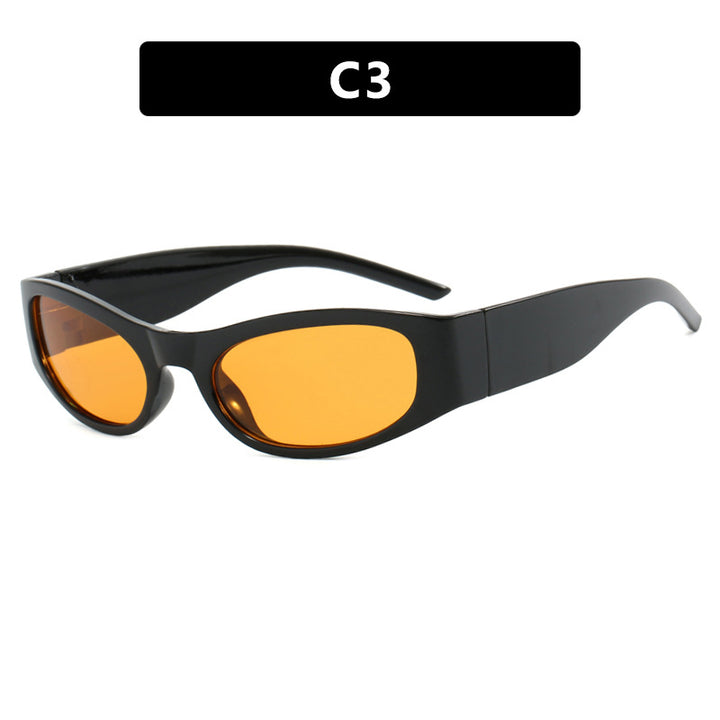 Women's sporty sunglasses with a wide frame and UV protection Stornfield