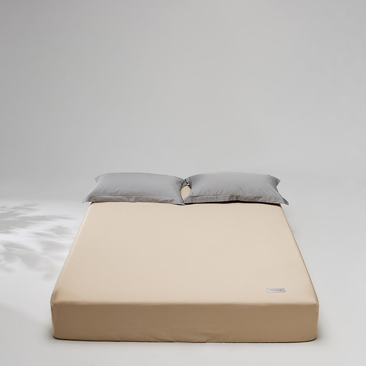 Cooling Breathable Fitted Sheet and Pillowcase Set with Deep Pocket Microfiber