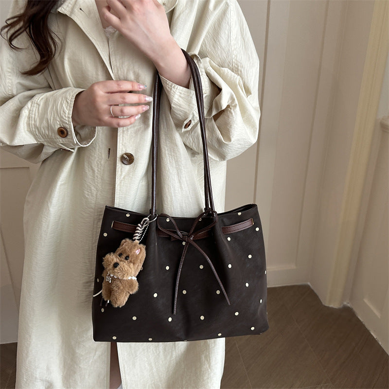 Polka Dot Decorative Tote Bag