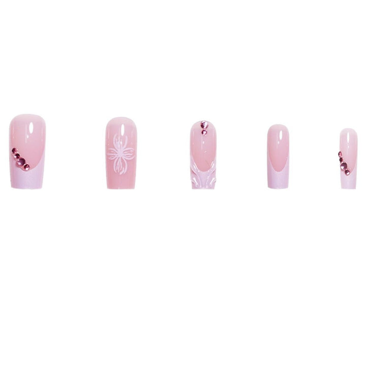 3D Floral Acrylic Nail Extensions Stornfield