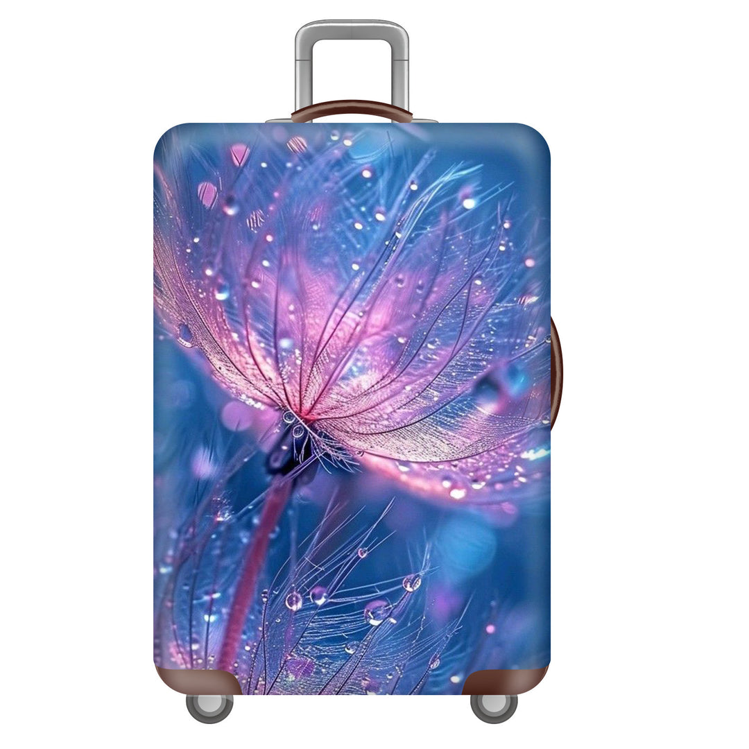 Unisex hard-shell travel suitcase with imaginative, cultural motif Stornfield