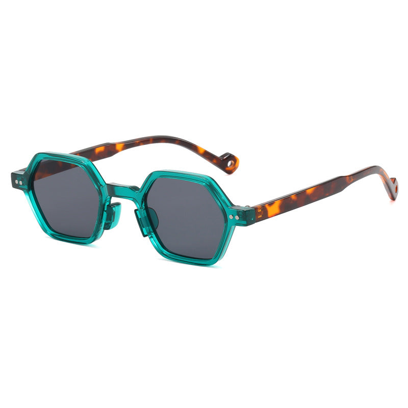 Women's Geometric Sunglasses in Modern Hexagon Design Stornfield