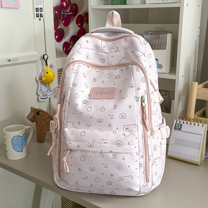Playful Illustrated Backpack Stornfield