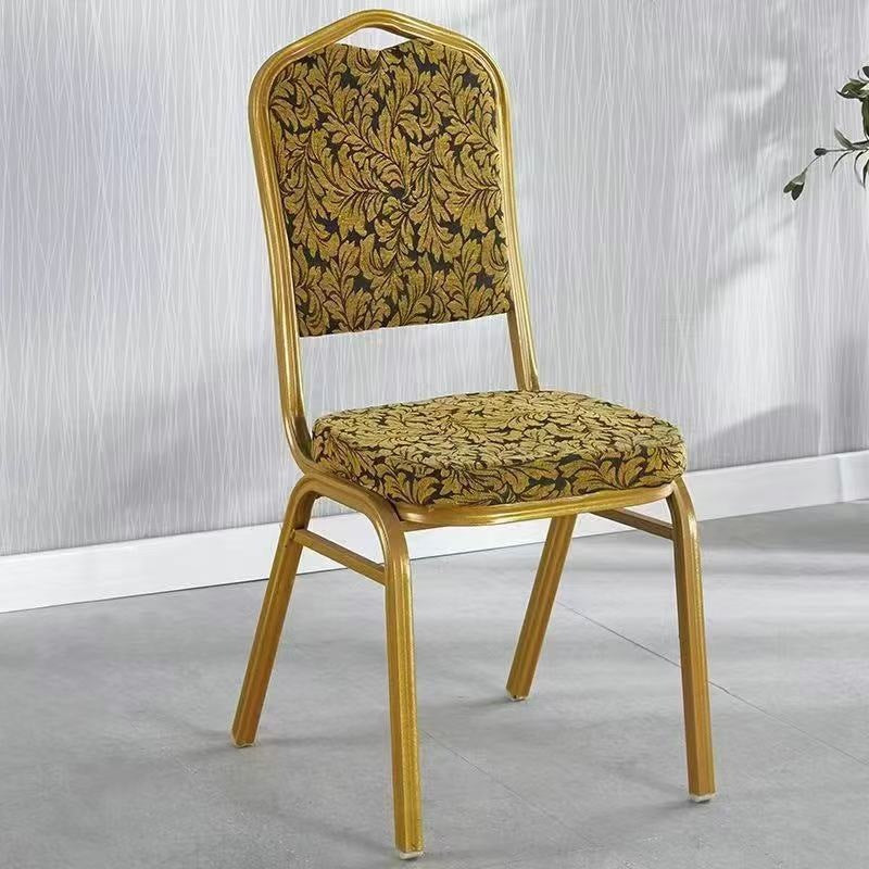 Elegant Upholstered Dining Chair with Gold Frame Stornfield