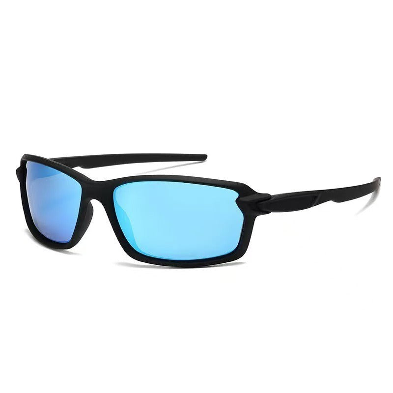 Men's sporty polarized sunglasses with lightweight flexible nylon frame and slip-resistant temples Stornfield