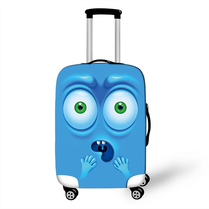 Unisex Hard-shell suitcase with funny cartoon face Stornfield