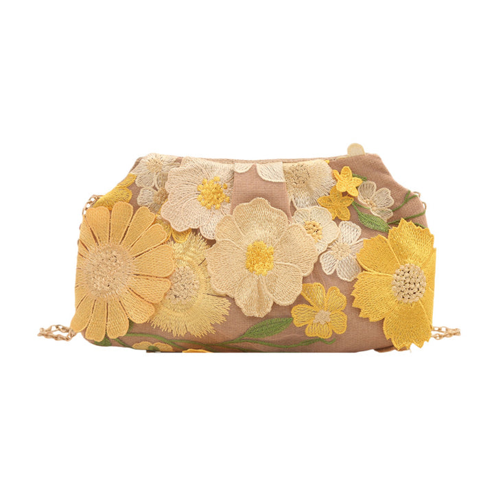 Floral Embroidered Handbag