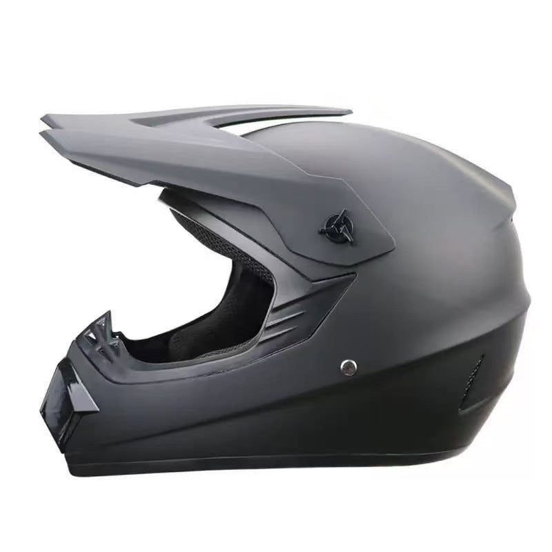 full-face motocross helmet with extended visor and reinforced chin guard Stornfield