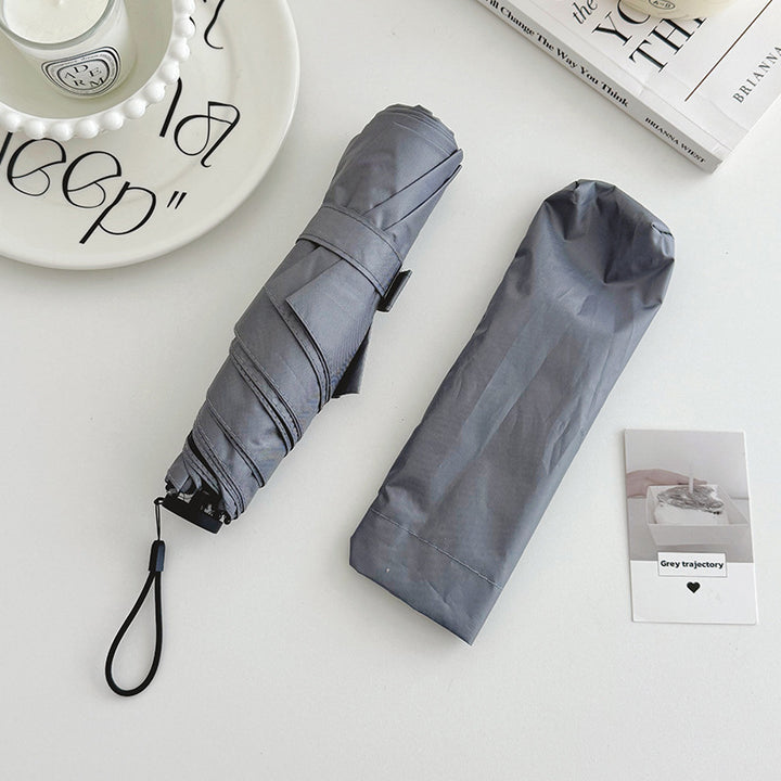 Women portable folding umbrella with wind-resistant mechanism Stornfield
