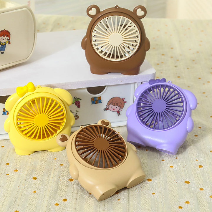 Women’s portable mini fan in playful animal design Stornfield