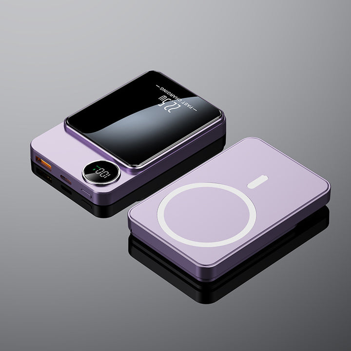 Portable power bank with innovative performance indicator and inductive charging function Stornfield