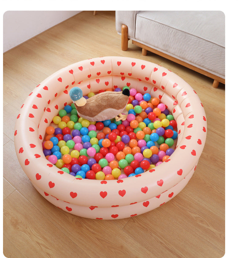 Women Inflatable Children's Swimming Pool with Fun Sea Motifs Stornfield