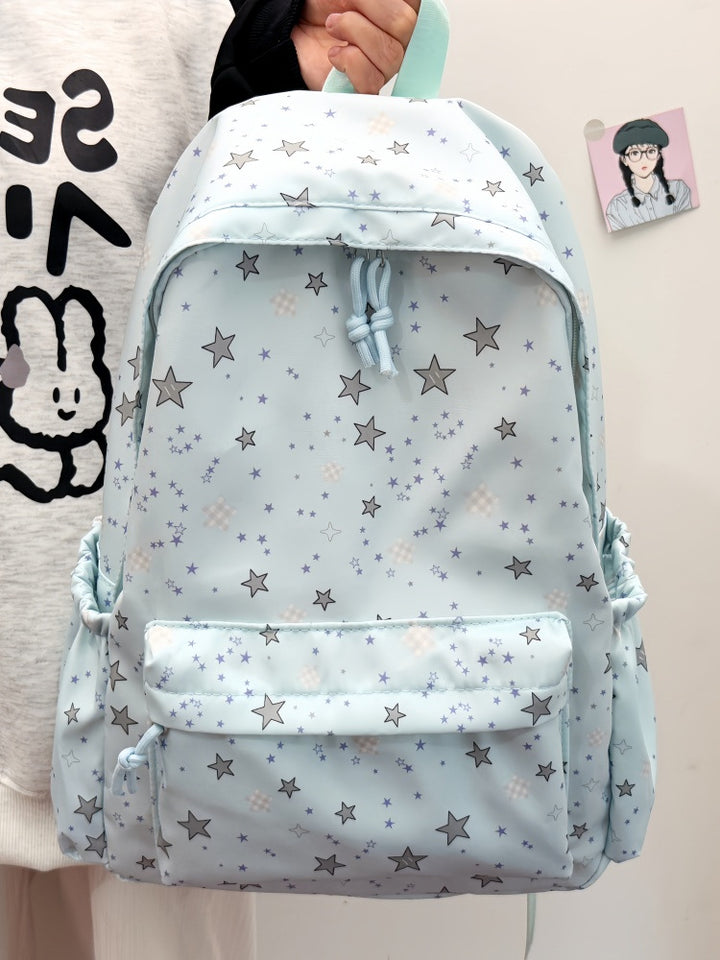 Star Print Casual Backpack Stornfield