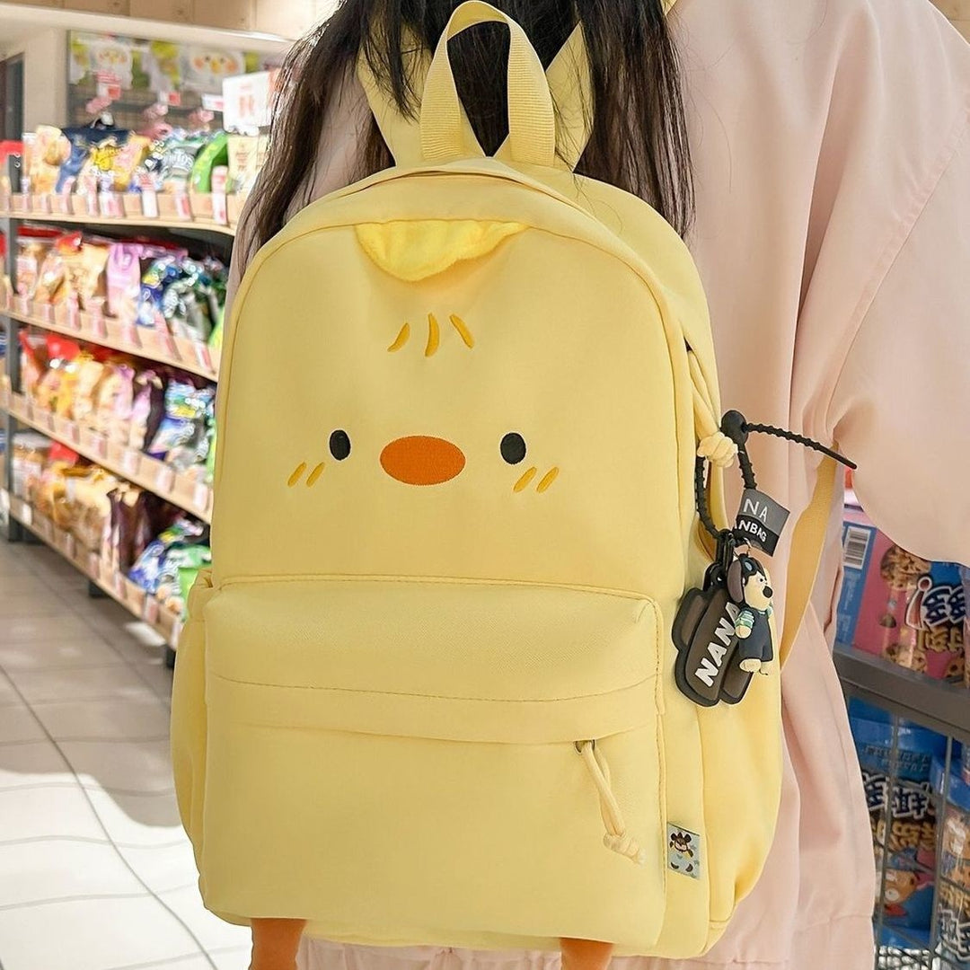 Creative Designed Backpack with Plush Applications Stornfield