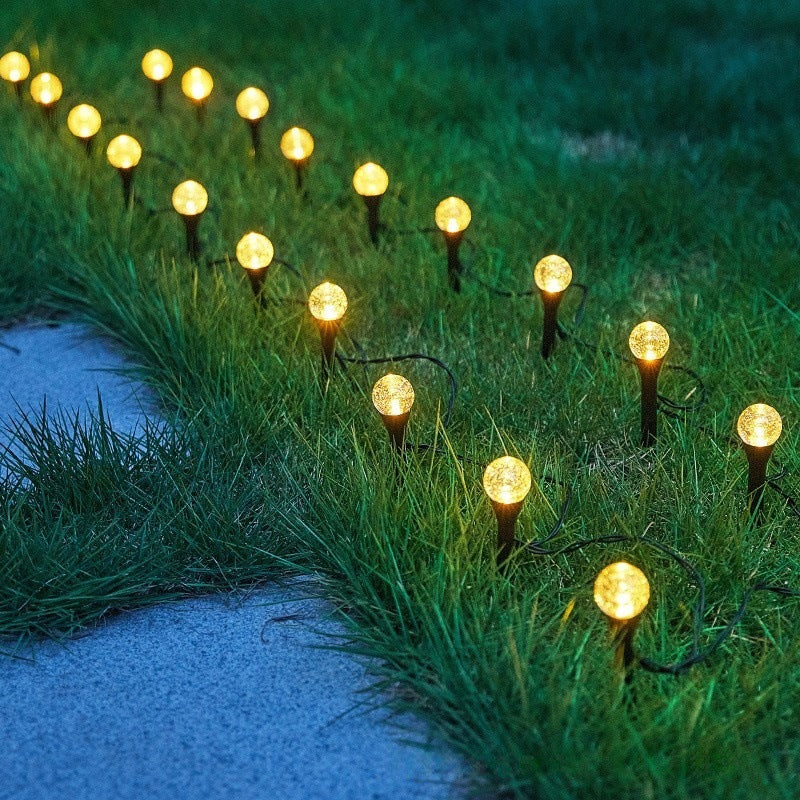 Crescent Moon Solar Garden Stake Lights With Textured Acrylic Diffuser And Warm White LED Stornfield