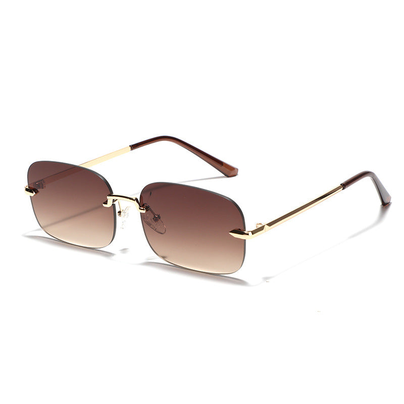 Women Oversized Sunglasses with Filigree Metal Frame Stornfield