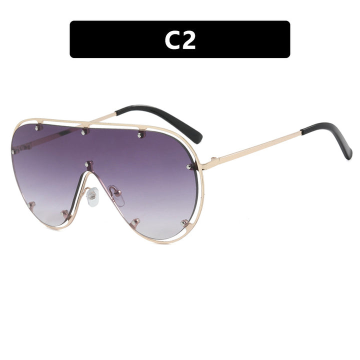 Women's fashionable oversized sunglasses in stylish retro design Stornfield