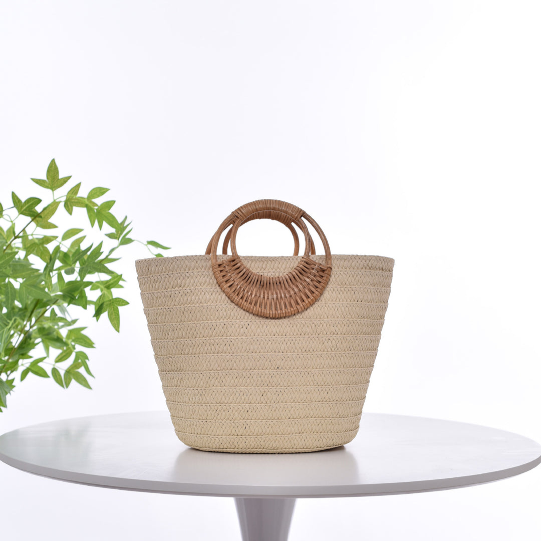 Handbag with Braided Handle Stornfield