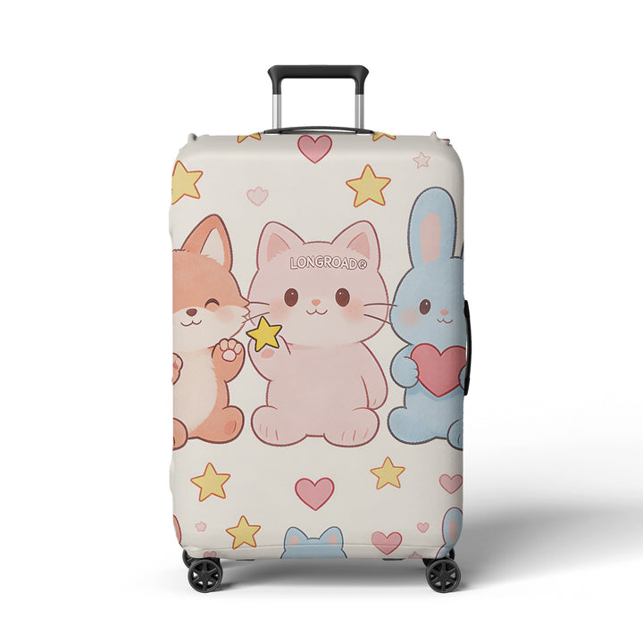 Women's suitcase cover with playful space design Stornfield