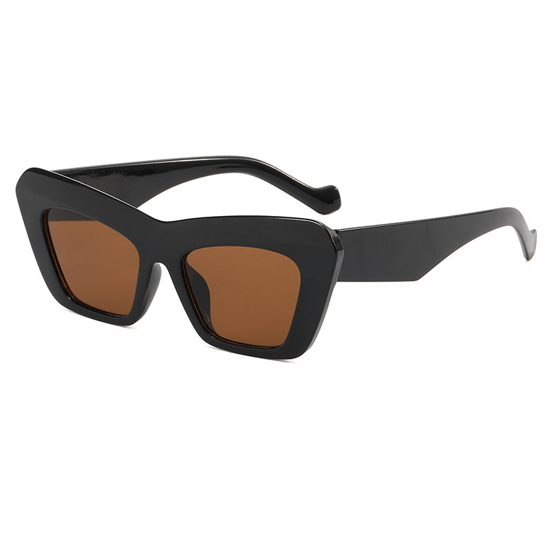 Women's fashionable oversized sunglasses with angular frame Stornfield