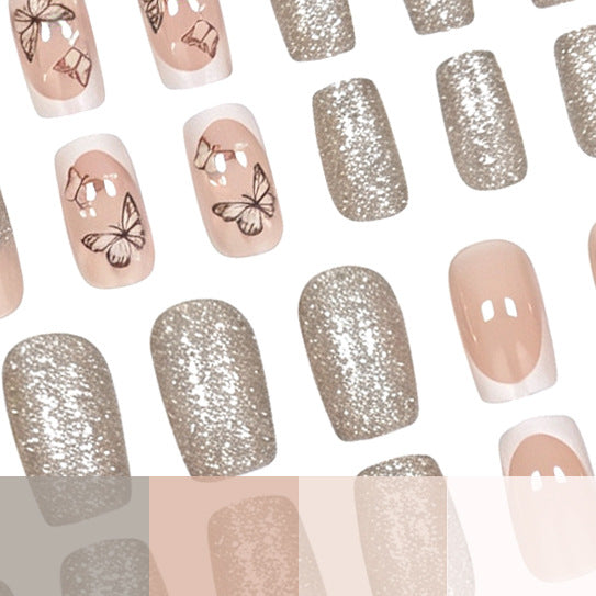 Decorative Butterfly Glitter Nail Art Stornfield