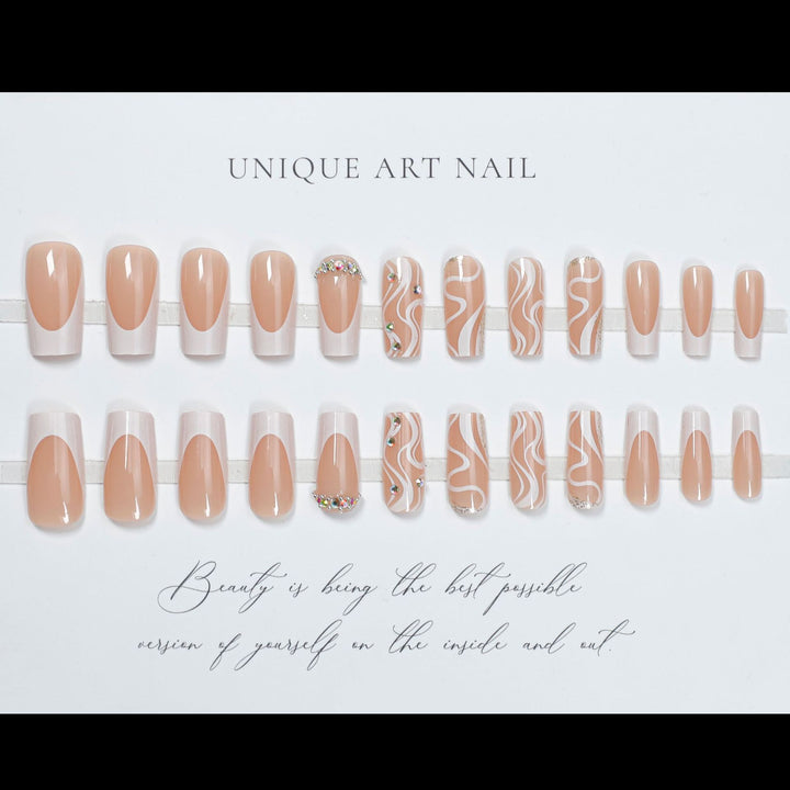 Artistic Gel Nail Tips Set Stornfield