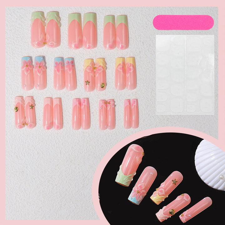 Floral Artisan Press-On Nail Set Stornfield