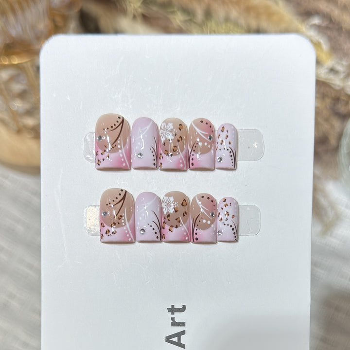 Floral-Inspired Press-On Nail Art Collection Stornfield