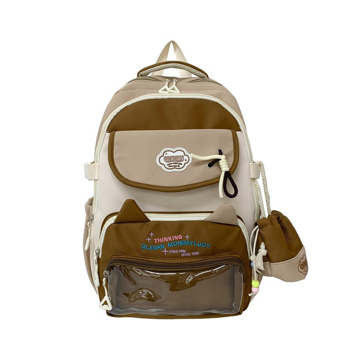 Whimsical Cat-Themed Backpack