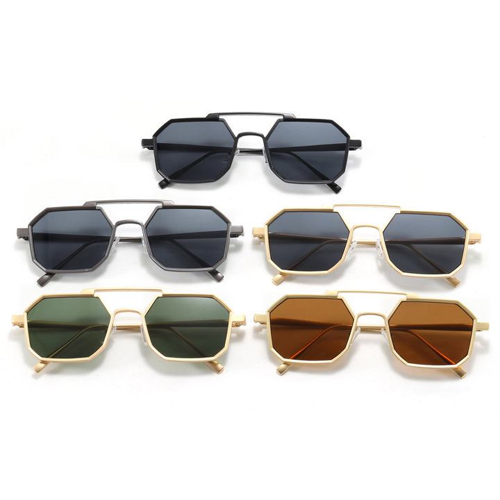 Ladies stylish sunglasses in elegant octagonal design Stornfield