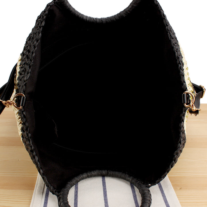Shoulder bag with stylish ring handle Stornfield