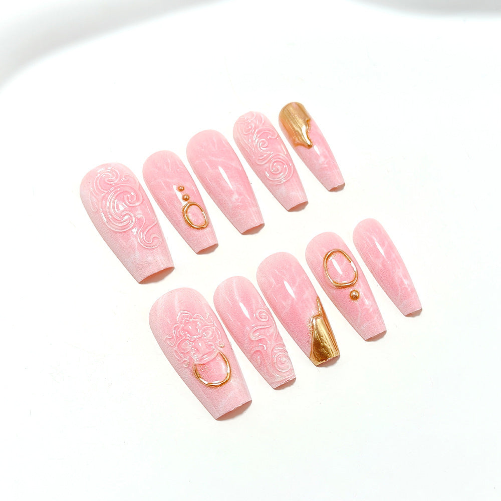 Artificial nails with elegant decorations Stornfield