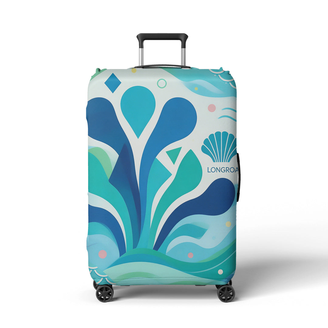 Women's suitcase cover with modern graphic design Stornfield