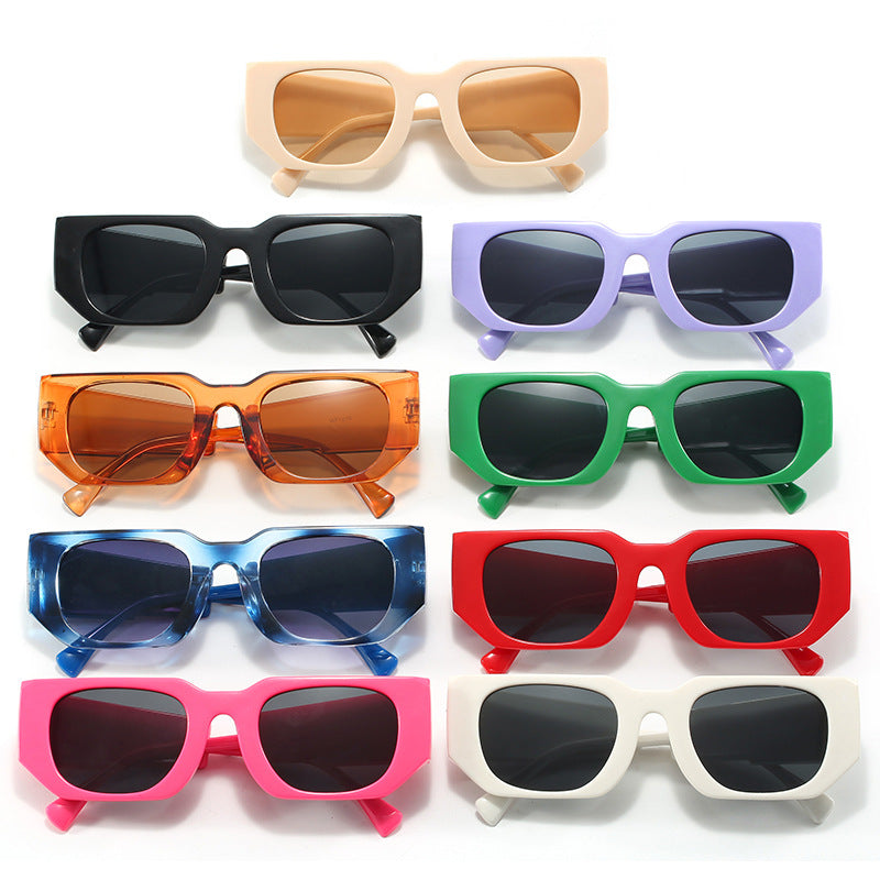 Women geometric oversized sunglasses with wide design Stornfield
