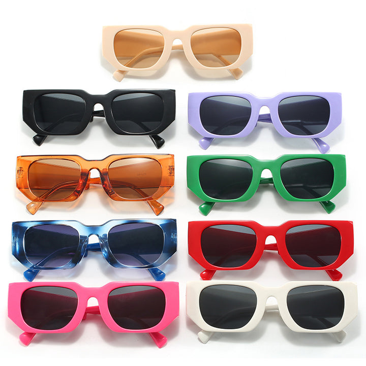 Women geometric oversized sunglasses with wide design Stornfield