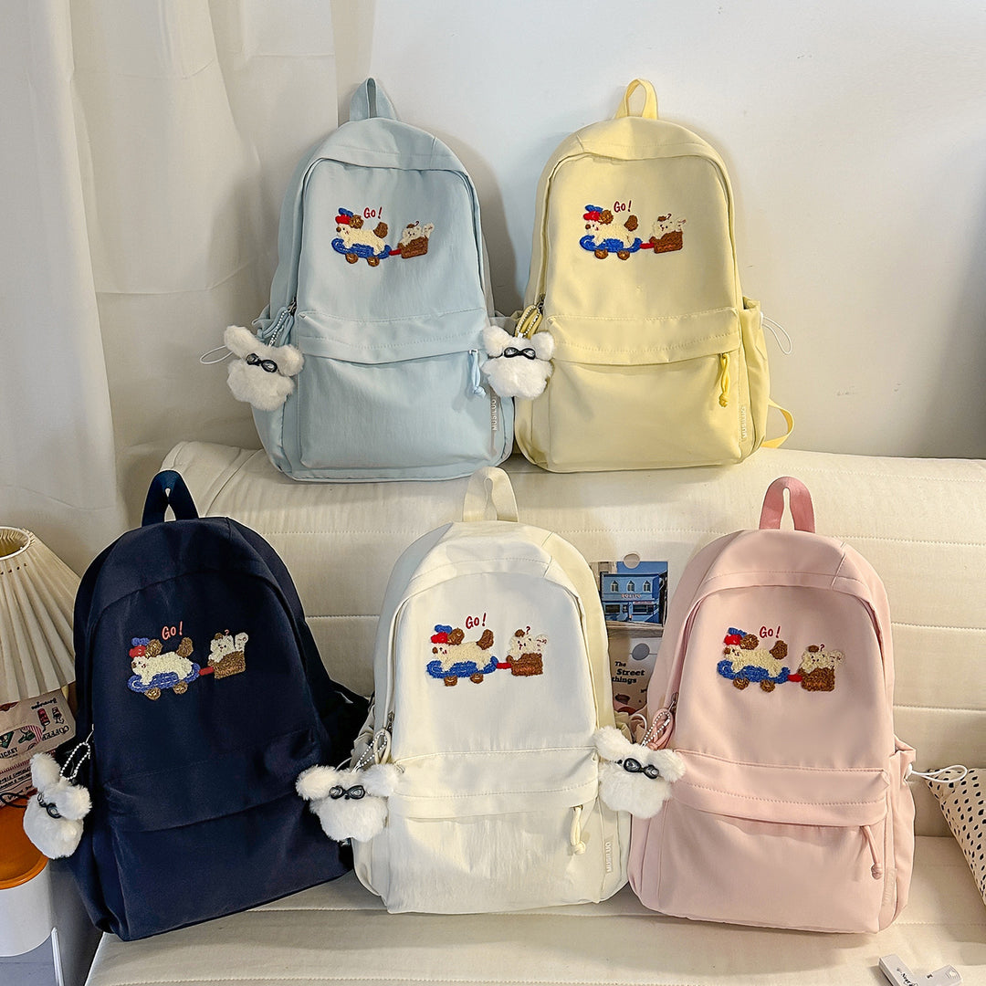 Playful Embroidered Backpack Stornfield