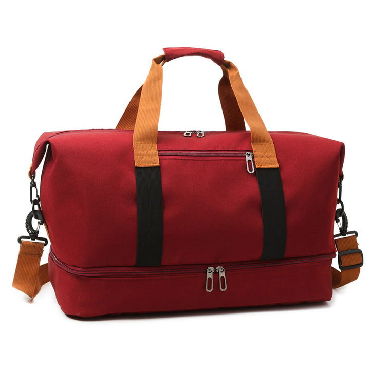 Sporty travel bag with sturdy carrying handles and adjustable shoulder strap Stornfield